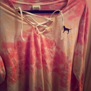 Victoria’s Secret pink long sleeve t